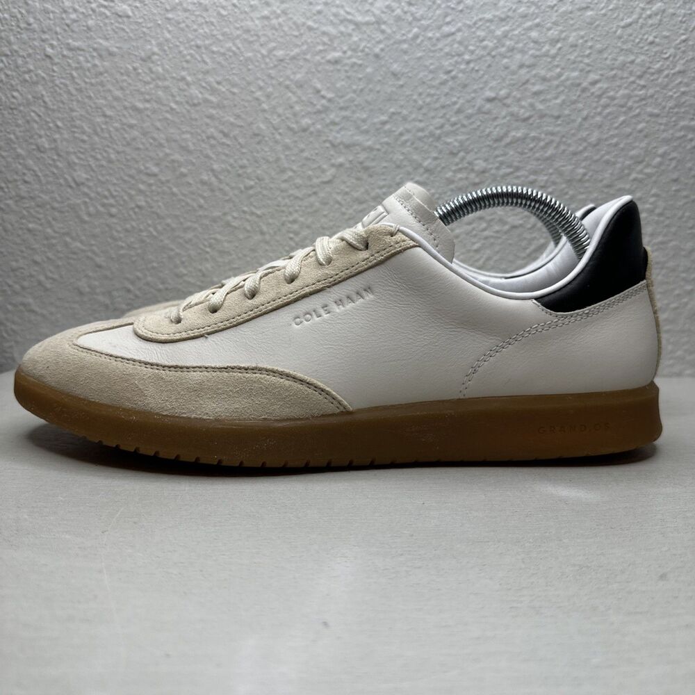 Cole Haan Grand Pro Turf Pumice Stone Cowhide Sneakers Shoes Men’s Size 9.5 - Picture 2 of 7